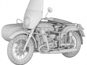Ural M67-36 1982 3D Model