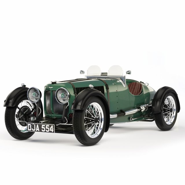 Aston Martin Ulster 1935 Modèle 3D .c4d .max .obj .3ds .fbx .stl .blend 