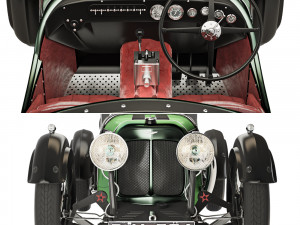 Aston Martin Ulster 1935 Modèle 3D
