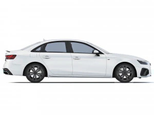 Audi A4 S-Line 2021 3D Model