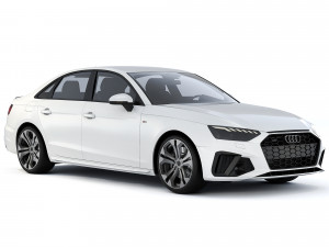 Audi A4 S-Line 2021 Modelo 3D