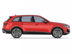 Audi Q7 S-Line 2020 3Dモデル