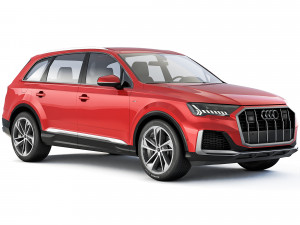 Audi Q7 S-Line 2020 3Dモデル