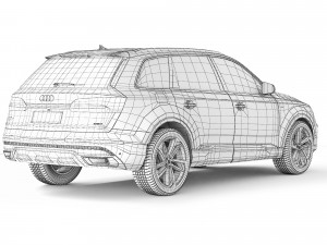 Audi Q7 S-Line 2020 3Dモデル