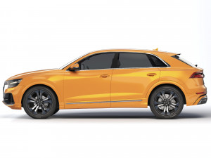 Audi Q8 2023 3D 모델