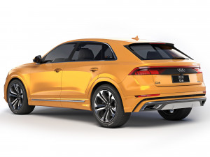 Audi Q8 2023 3D 모델