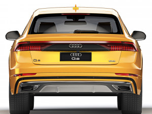 Audi Q8 2023 3D 모델
