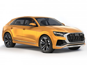 Audi Q8 2023 3D 모델