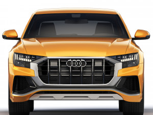 Audi Q8 2023 3D 모델