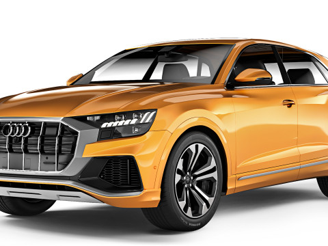 Audi Q8 2023 3D Model