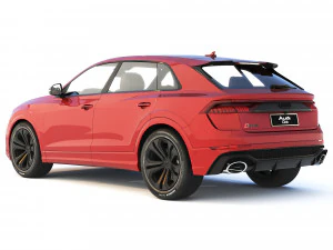 Audi Q8 RS 2020 3D Model