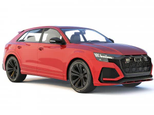Audi Q8 RS 2020 3D Model