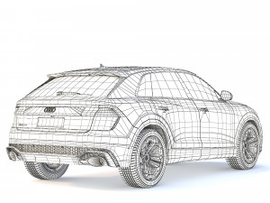 Audi Q8 RS 2020 3Dモデル