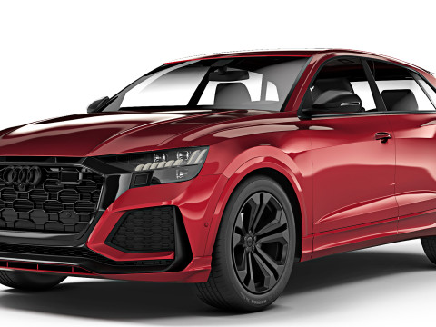 Audi Q8 RS 2020 3D 모델