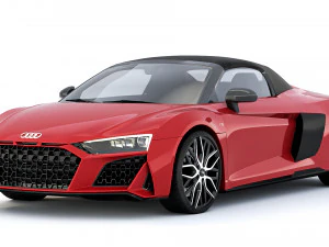 ऑडी आर8 स्पाइडर 2021 करोड़ 3D मॉडल