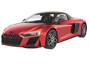 Audi R8 Spyder 2021 cr 3D 모델