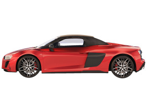 Audi R8 Spyder 2021 cr 3D 모델