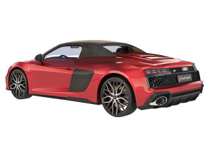 Audi R8 Spyder 2021 cr 3D 모델