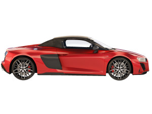 Audi R8 Spyder 2021 cr 3D 모델