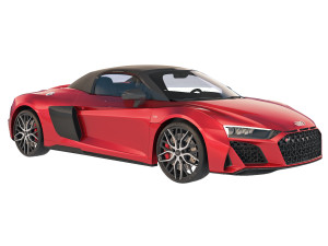 Audi R8 Spyder 2021 cr 3D 모델