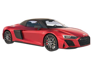 Audi R8 Spyder 2021 cr 3D Model