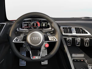 Audi R8 Spyder 2021 cr 3D Model