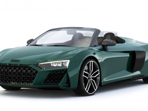 Audi R8 Spyder 2021 or Modèle 3D