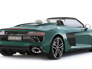 Audi R8 Spyder 2021 or 3D 모델
