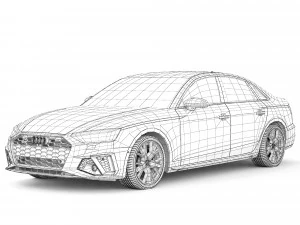 Ауди С4 2020 3D Модель