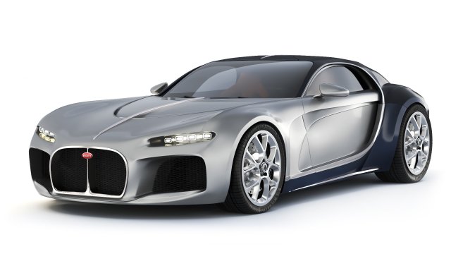 Bugatti Atlantic 2020 3D Model .c4d .max .obj .3ds .fbx .lwo .lw .lws