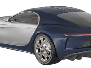 Bugatti Atlantic 2020 3D Model