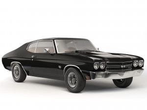 Chevrolet Chevelle SS 454 1970 3D Model