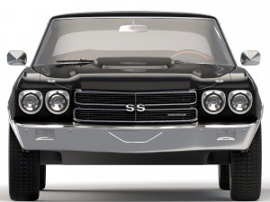 Chevrolet Chevelle SS 454 1970 3D Model