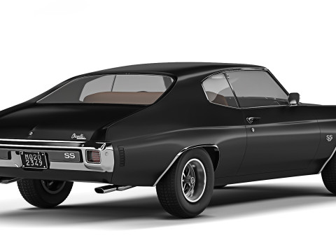 Chevrolet Chevelle SS 454 1970 3D Model