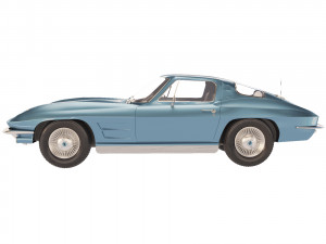 Chevrolet Corvette Stingray C2 1963 3D Model
