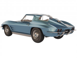 Chevrolet Corvette Stingray C2 1963 3D Model