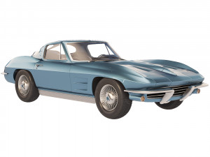 Chevrolet Corvette Stingray C2 1963 3D Model