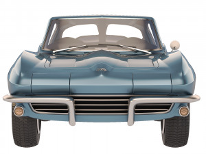 Chevrolet Corvette Stingray C2 1963 3D Model