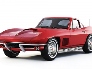 Chevrolet Corvette Stingray C2 1967 3D Model