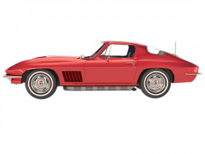 Chevrolet Corvette Stingray C2 1967 3D मॉडल