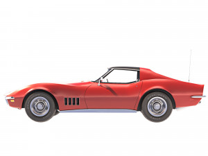 Chevrolet Corvette Stingray C3 1969 3D मॉडल