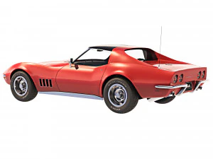 Chevrolet Corvette Stingray C3 1969 3D Model