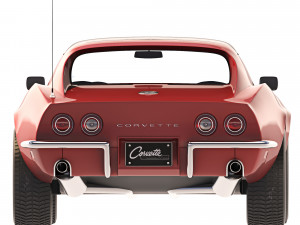 Chevrolet Corvette Stingray C3 1969 3D मॉडल