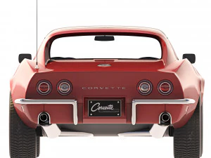 Chevrolet Corvette Stingray C3 1969 3D Model