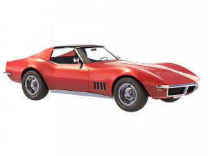 Chevrolet Corvette Stingray C3 1969 3D Model