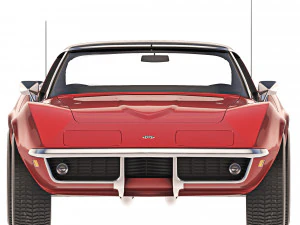 Chevrolet Corvette Stingray C3 1969 3D Model