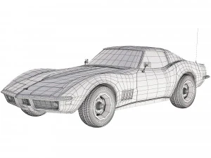 Chevrolet Corvette Stingray C3 1969 3D Model