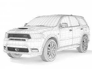 Dodge Durango SRT 2018 3D 模型
