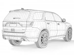 Dodge Durango SRT 2018 3D Model