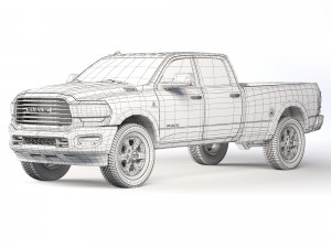 RAM 2500 2021 3D Model